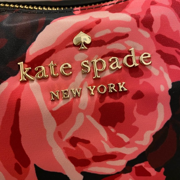 Kate Spade Black & Pink Floral Tote - Picture 6 of 8
